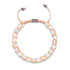 Champagne Supernova | Argent | Bracelet Verre Double Galaxie